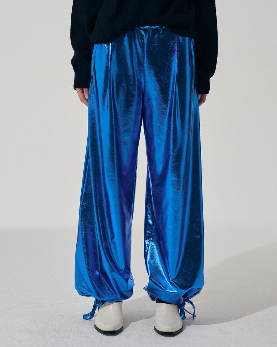 Scaglione PANTS JOGGER METAL BLUE Nuova