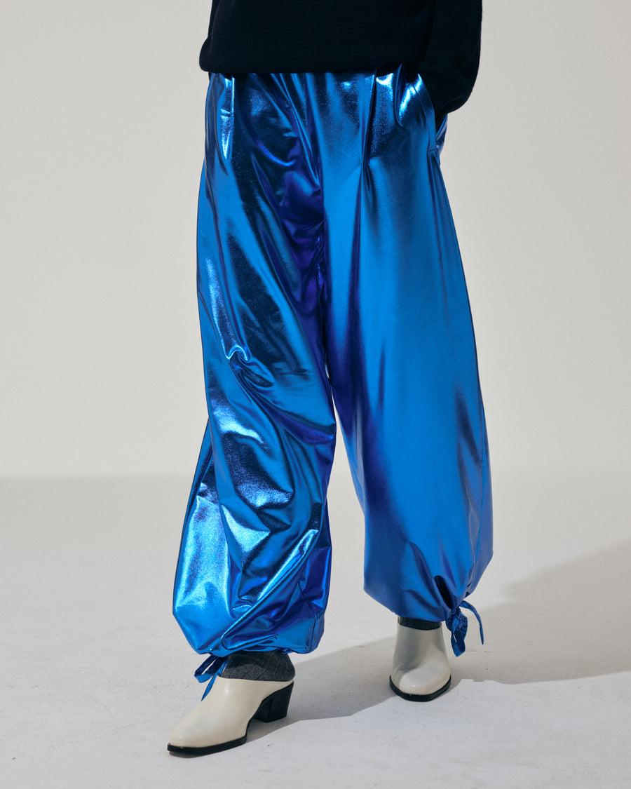 Scaglione PANTS JOGGER METAL BLUE Nuova