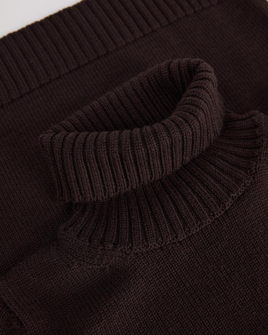 Scaglione TURTLE NECK MERINO SOFT EBANO Consegna Veloce