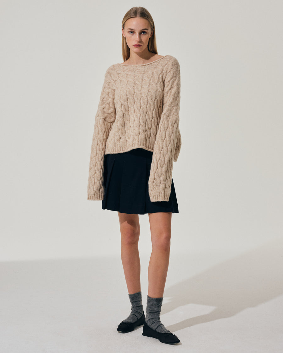 Scaglione COLLO BOAT BOXY CABLES SAND In Vendita