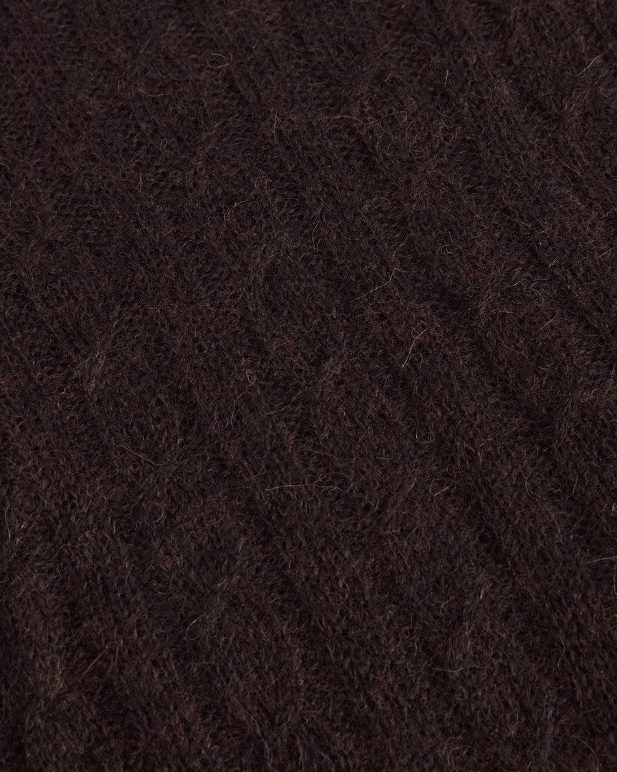 Scaglione TURTLE NECK SLIM CABLES ULTRALIGHT EBANO 2025