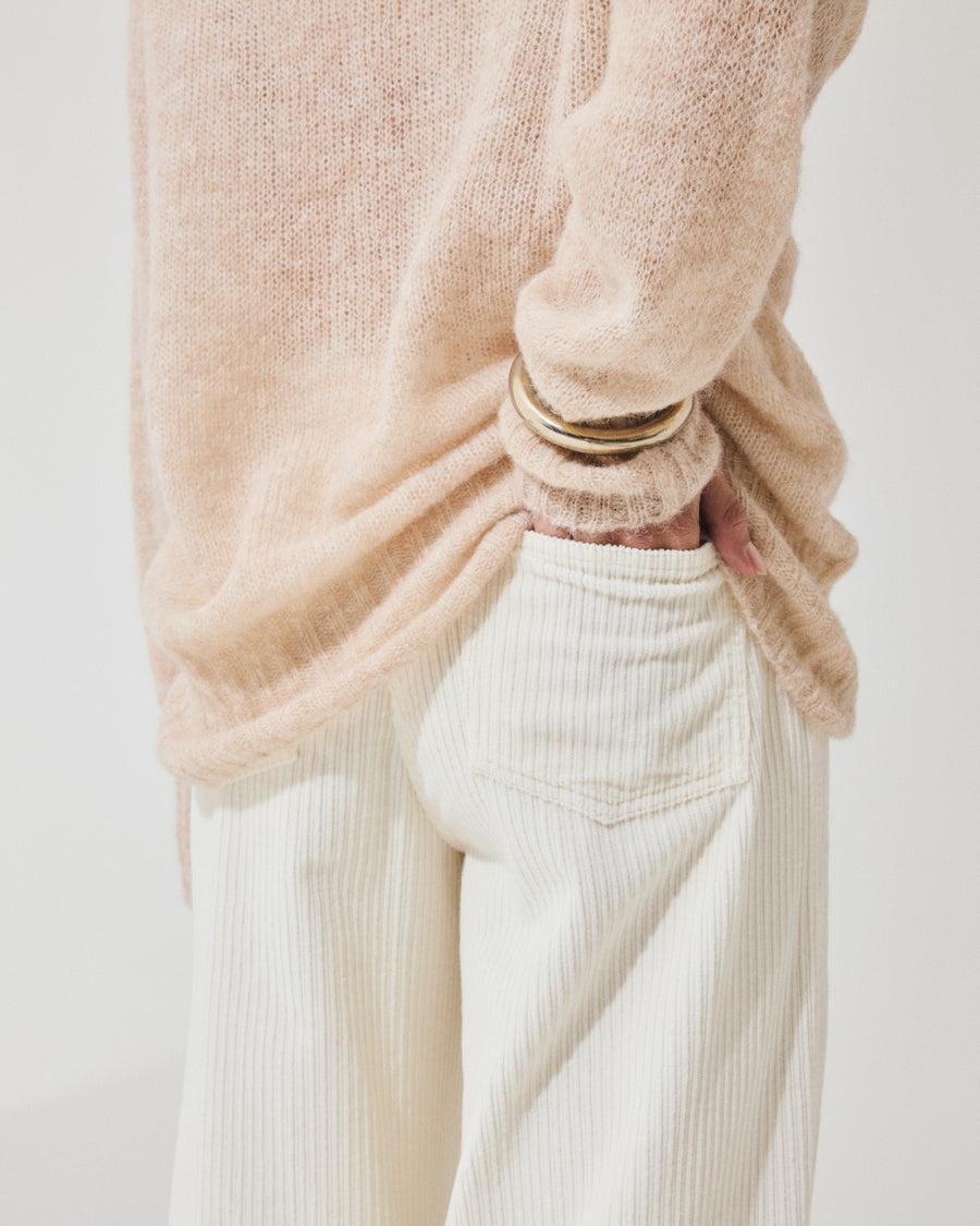 Scaglione TURTLE NECK RAGLAN SEAMLESS SAND Pezzi Unici
