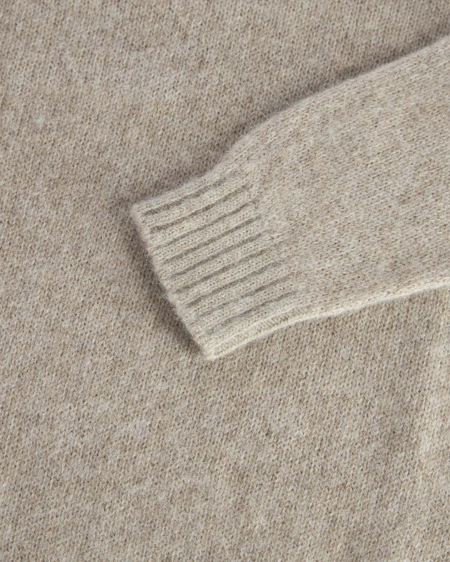 Scaglione ROUND NECK RAGLAN SEAMLESS BRUSHED BEIGE Consegna Veloce