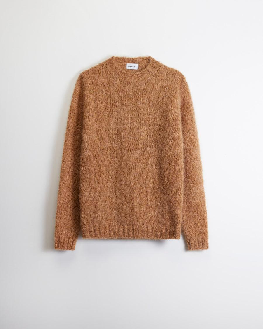 Scaglione ROUND NECK MESSY HAIR CARAMEL Fino Al -60%
