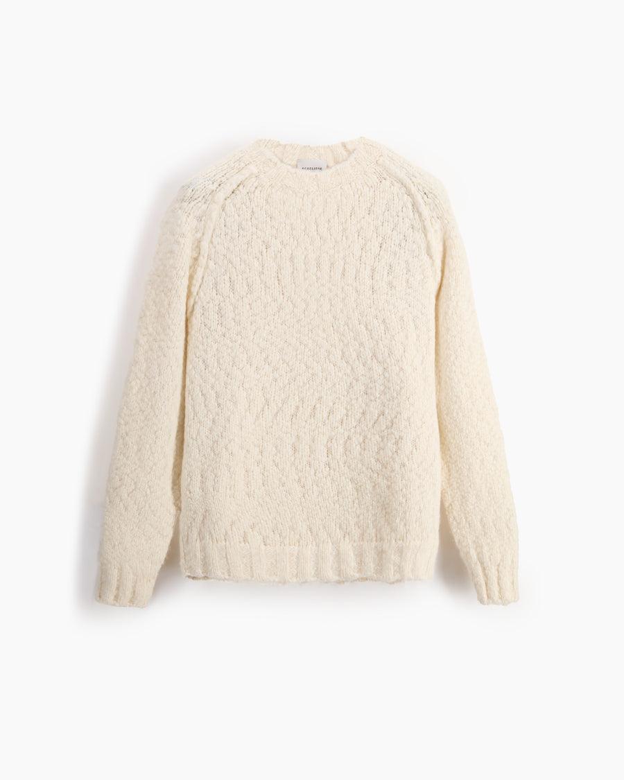 Scaglione ROUND NECK RAGLAN SOFT ALPACA MILK Sottocosto