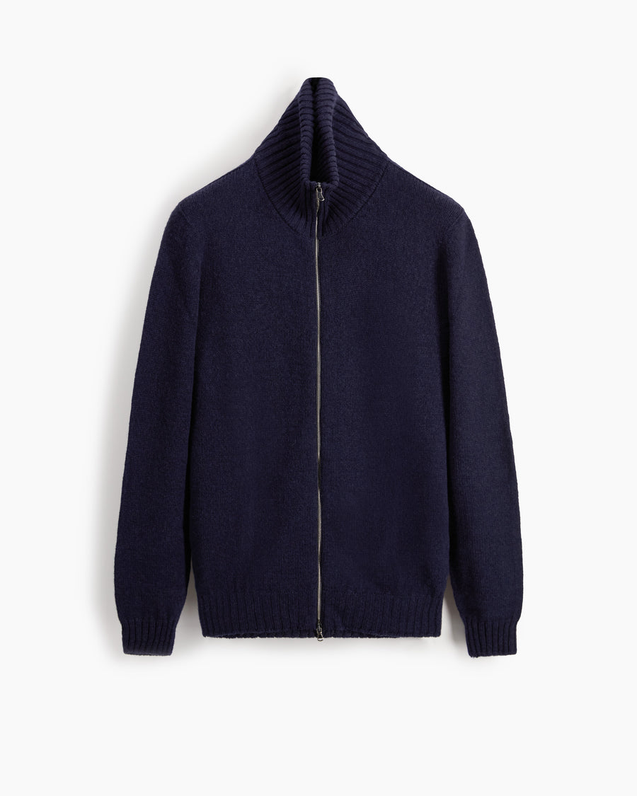 Scaglione ZIPPER SOFTWOOL DKNAVY Online