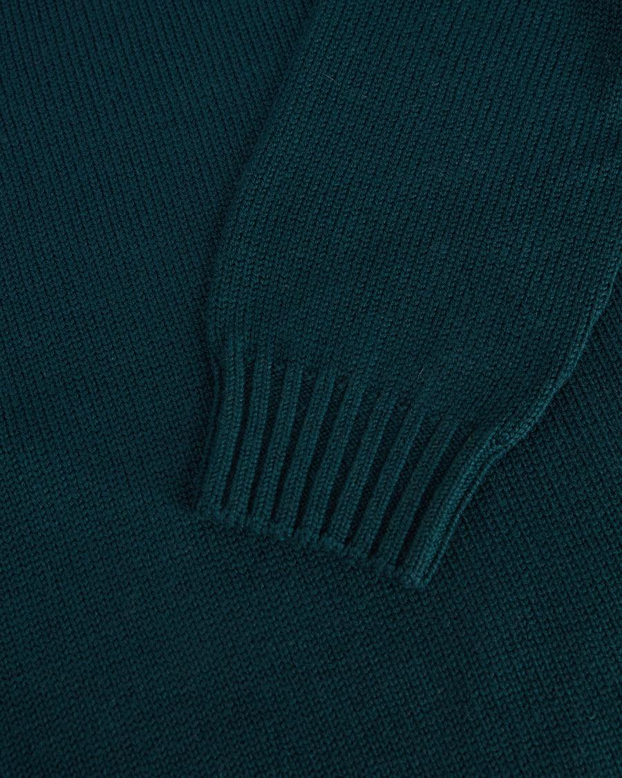 Scaglione TURTLE NECK RAGLAN SOFT MERINO FOREST Saldi Di Fabbrica