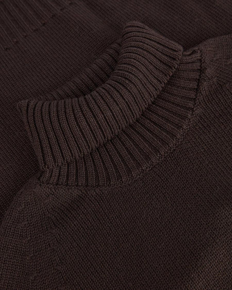 Scaglione TURTLE NECK RAGLAN SOFT MERINO EBANO I Più Venduti