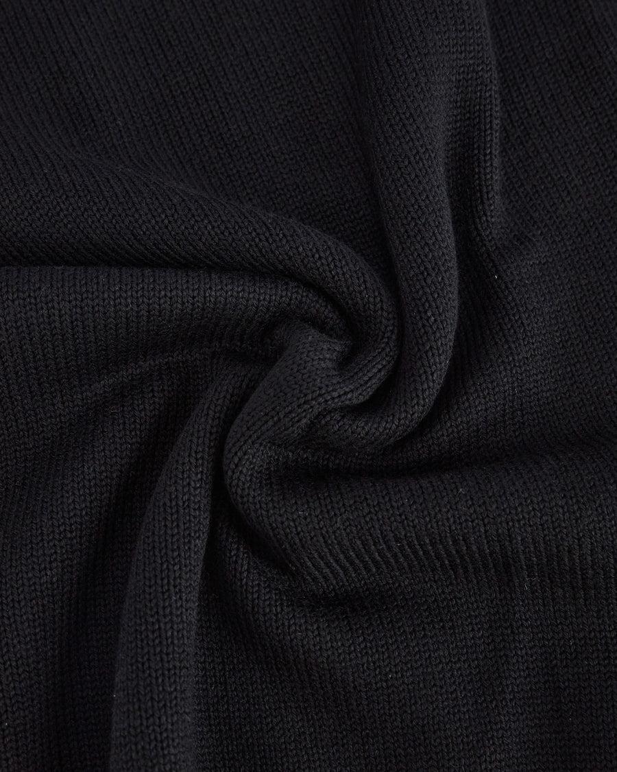 Scaglione TURTLE NECK RAGLAN SOFT MERINO BLACK Vendite Flash