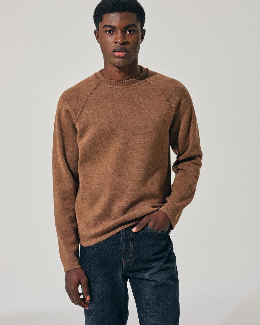 Scaglione ROUND NECK RAGLAN P.TO MILANO TAUPE 2025