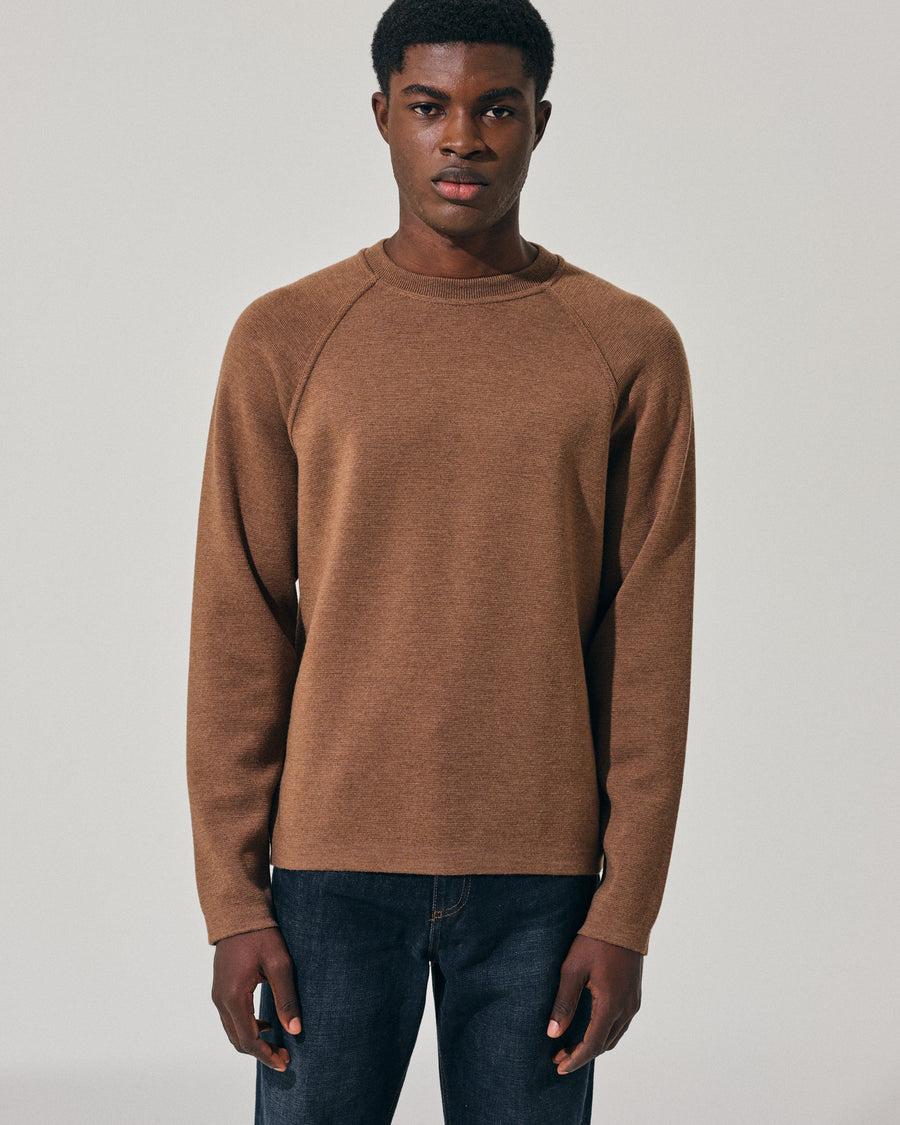 Scaglione ROUND NECK RAGLAN P.TO MILANO TAUPE 2025