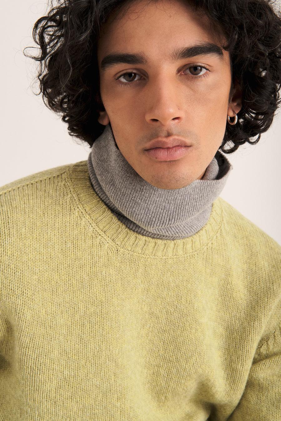 Scaglione ROUND NECK SEAMLESS SOFTWOOL LIME 2025