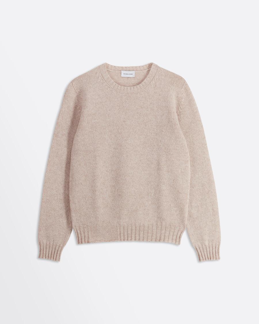 Scaglione ROUND NECK SEAMLESS SOFTWOOL DUNE Nuovo