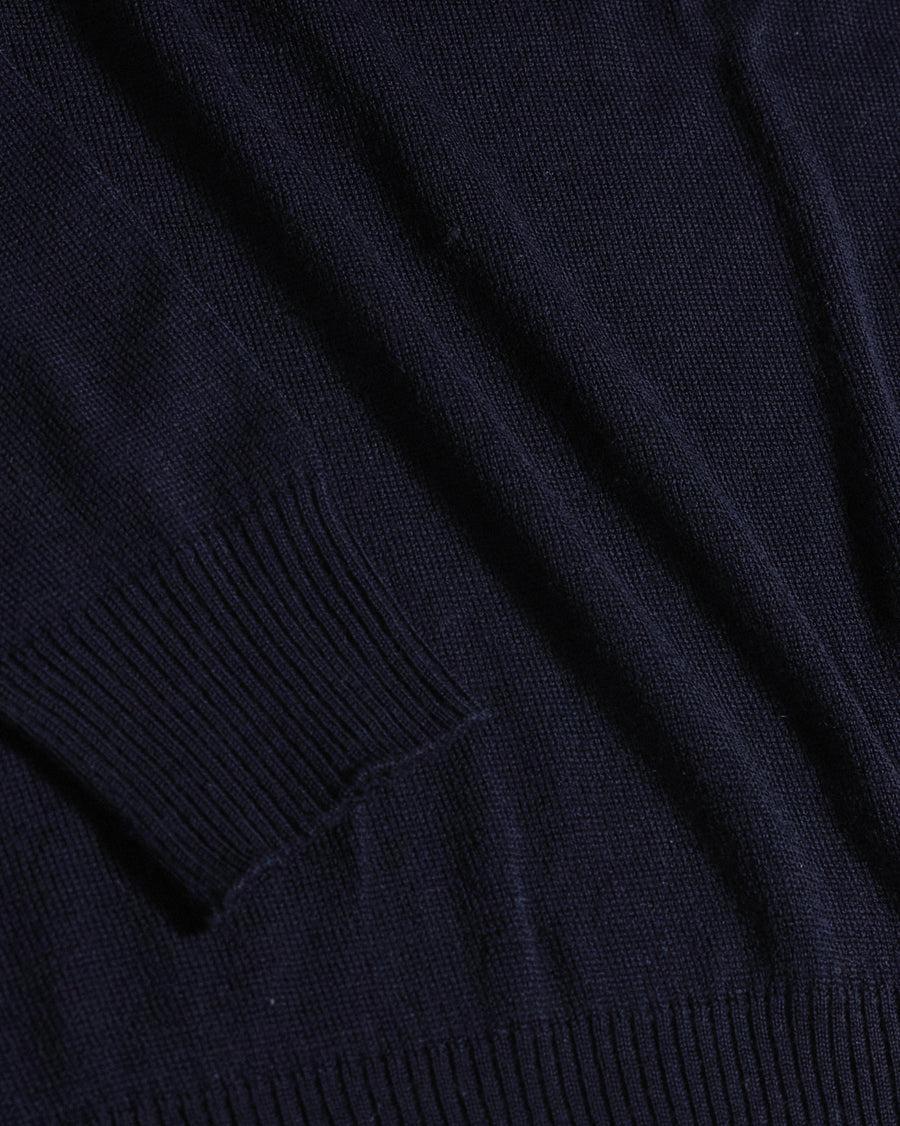 Scaglione GIROCOLLO SENZA CUCITURE MERINO NAVY Offerta per la Festa della Mamma