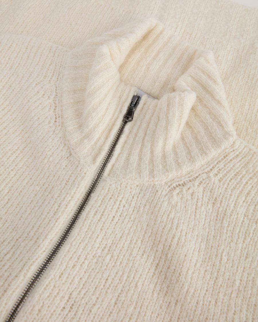 Scaglione ZIPPER PUFFED CASHMERE CASHMERE SEAMLESS MILK Smaltimento dello stoccaggio