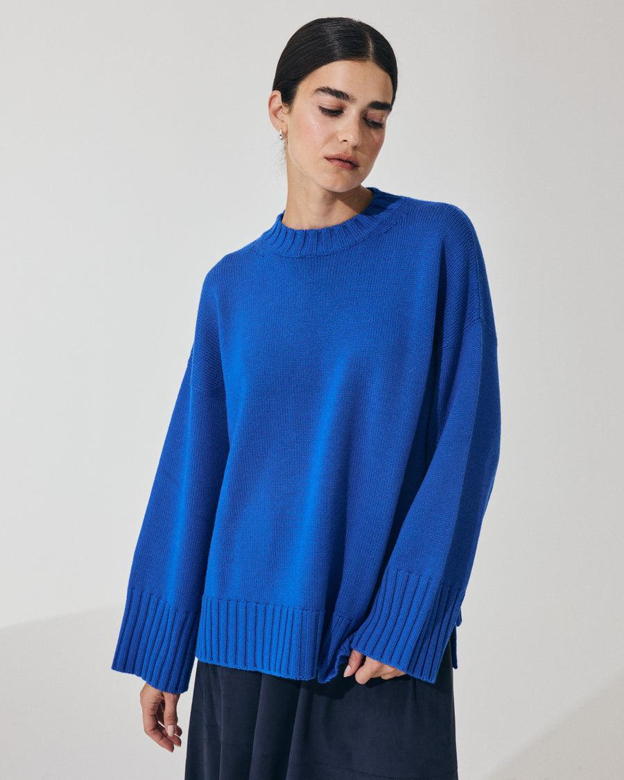 Scaglione ROUND NECK BOXY SOFT LIMONGES Shopping Online