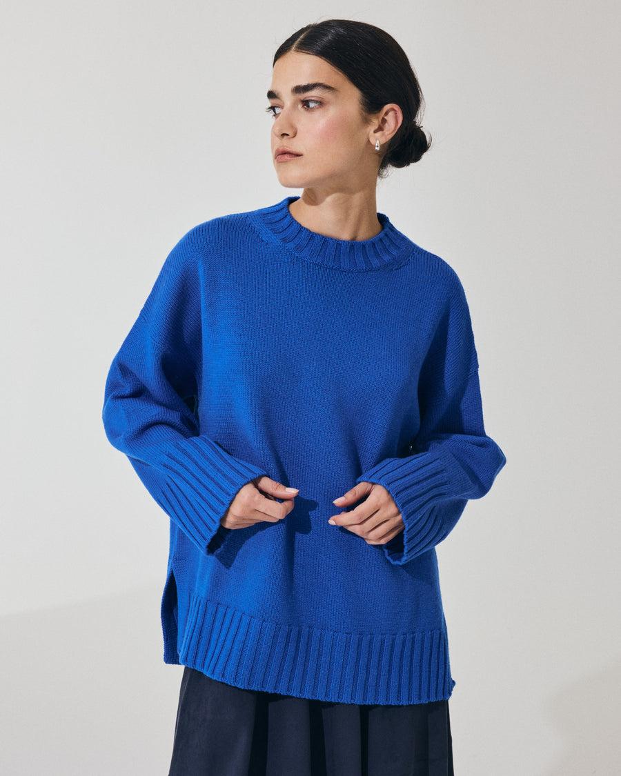 Scaglione ROUND NECK BOXY SOFT LIMONGES Shopping Online