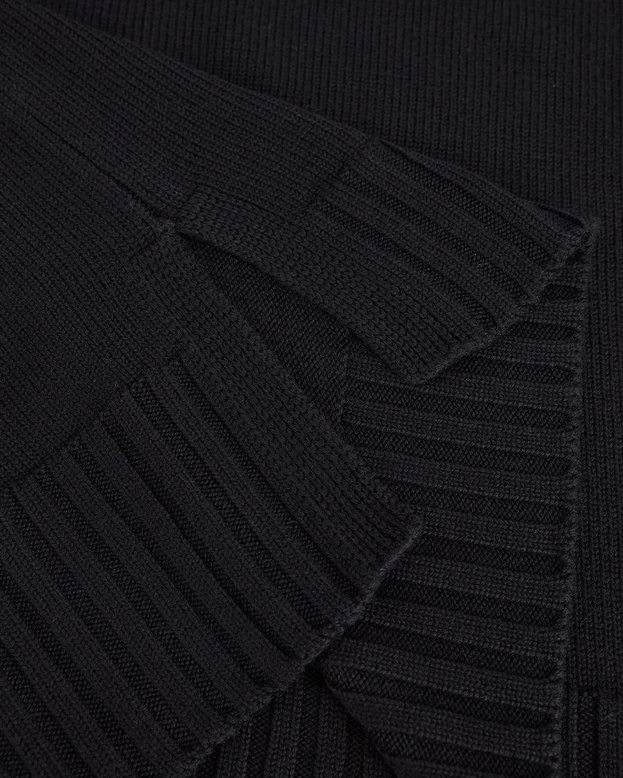 Scaglione ROUND NECK BOXY SOFT BLACK Sottocosto