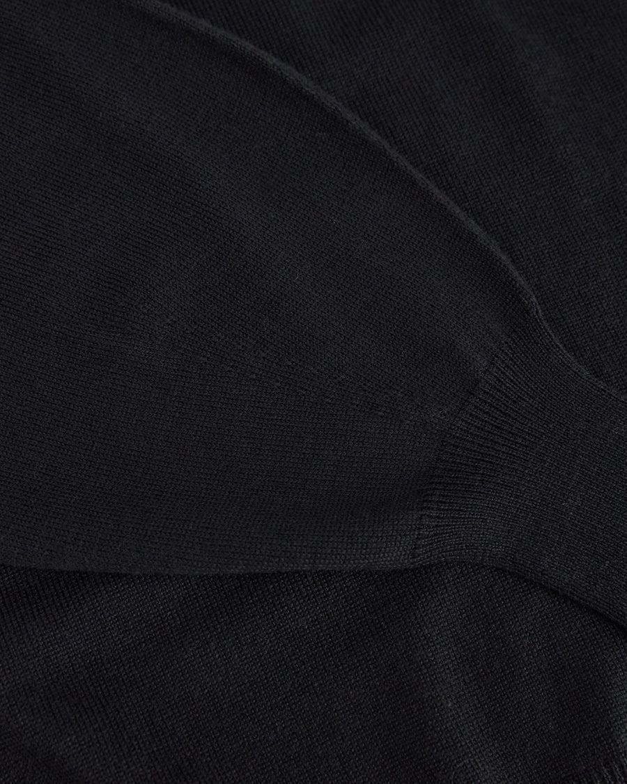 Scaglione ROUND NECK BOXY RAGLAN SEAMLESS MERINO BLACK Offerte