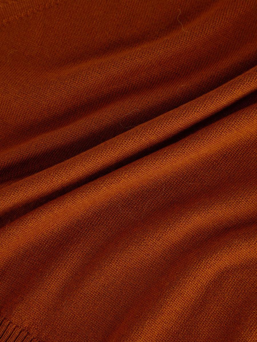 Scaglione MOCK N.RAGLAN SEAMLESS MERINO RUST Hotsell