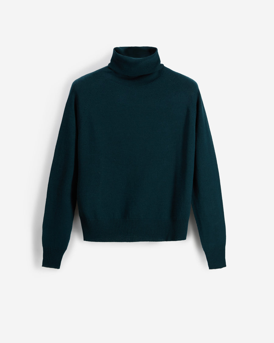 Scaglione MOCK N.RAGLAN SEAMLESS MERINO FOREST Vendita Economica