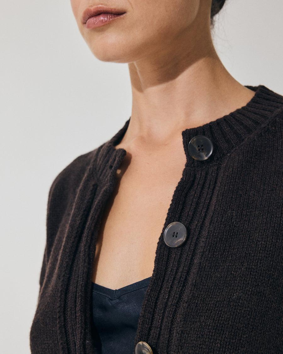 Scaglione REBECCA SOFT HYBRID CASHMERE EBANO Italy