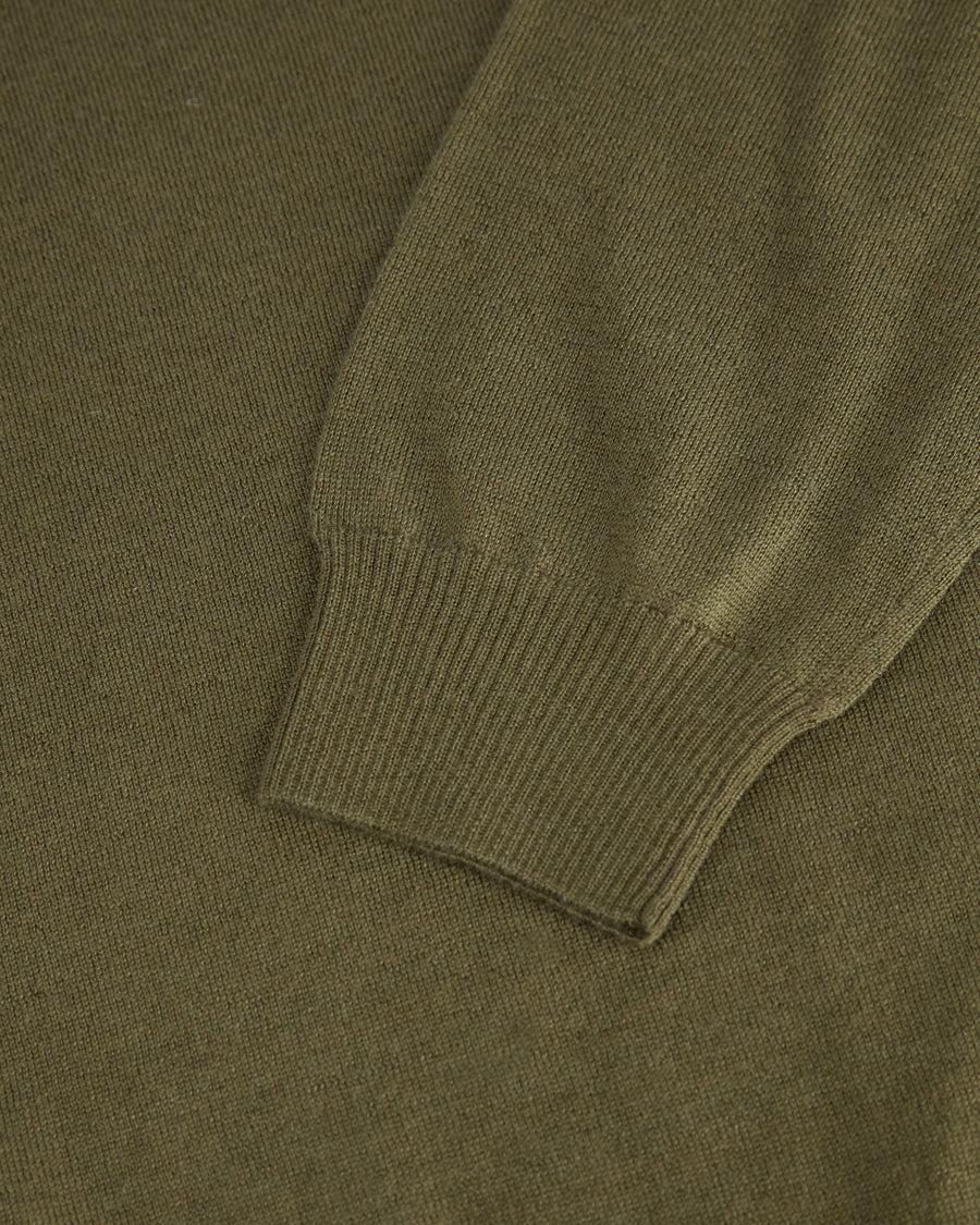 Scaglione ROUND NECK CASH-SILK MILITARY Convenienza