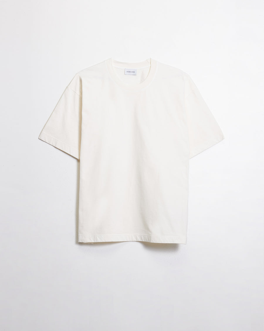 Scaglione T-SHIRT OVER J.COT MILK Saldi