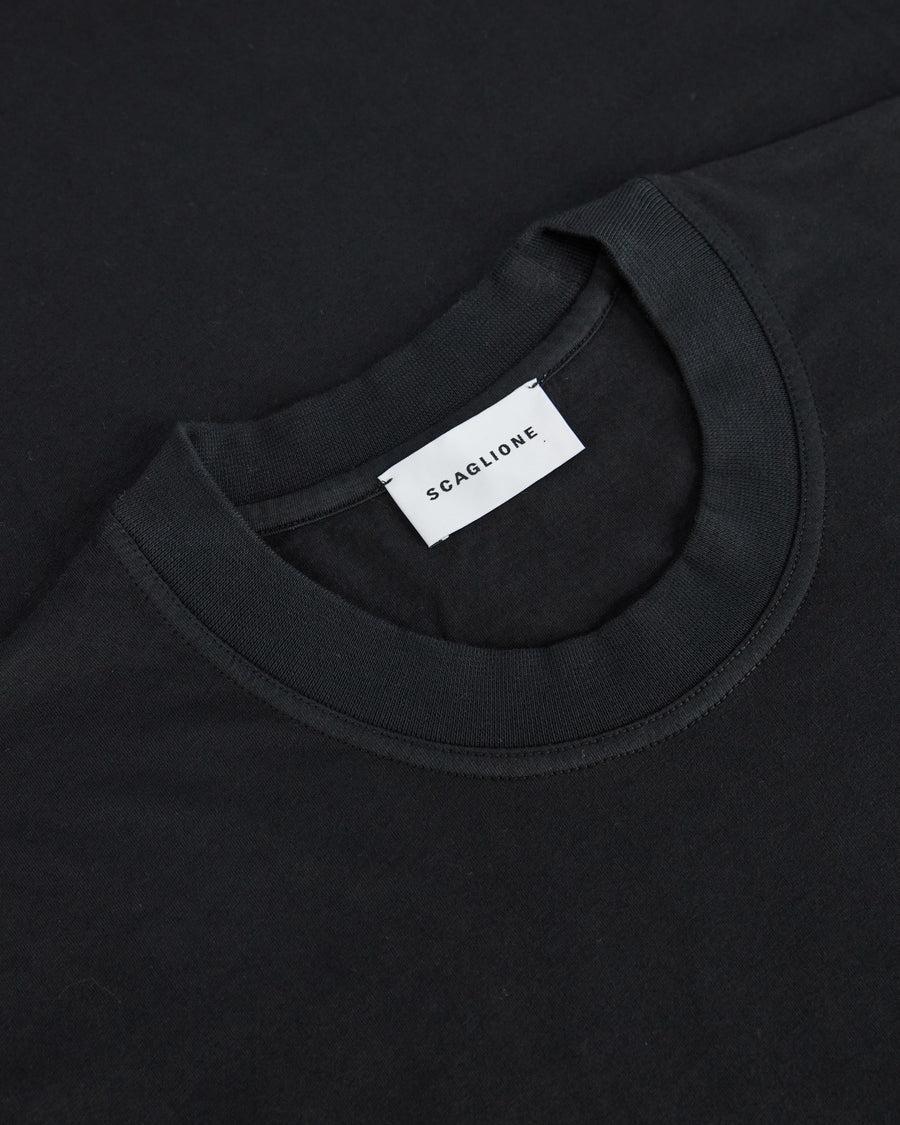 Scaglione T-SHIRT OVER J.COT BLACK Offerte