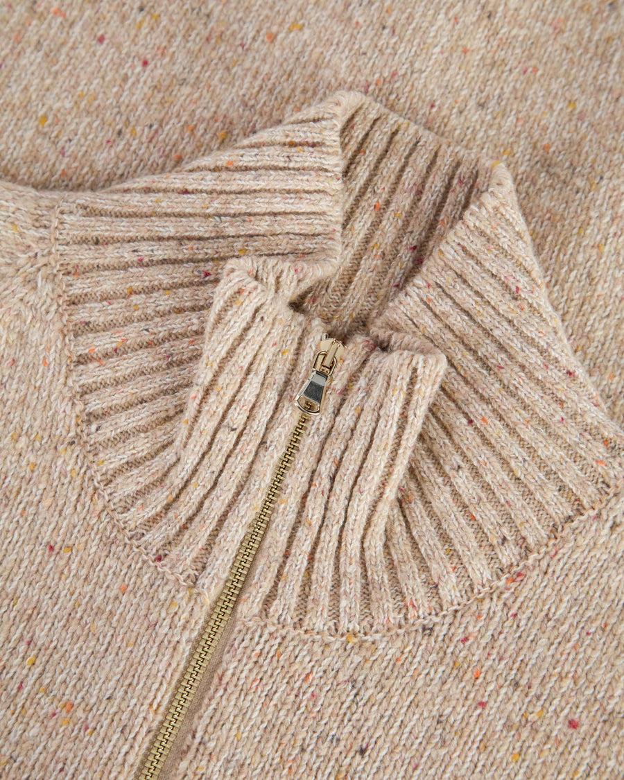 Scaglione ZIPPER RAGLAN TWEEDMOULINE' BEIGE Hotsell
