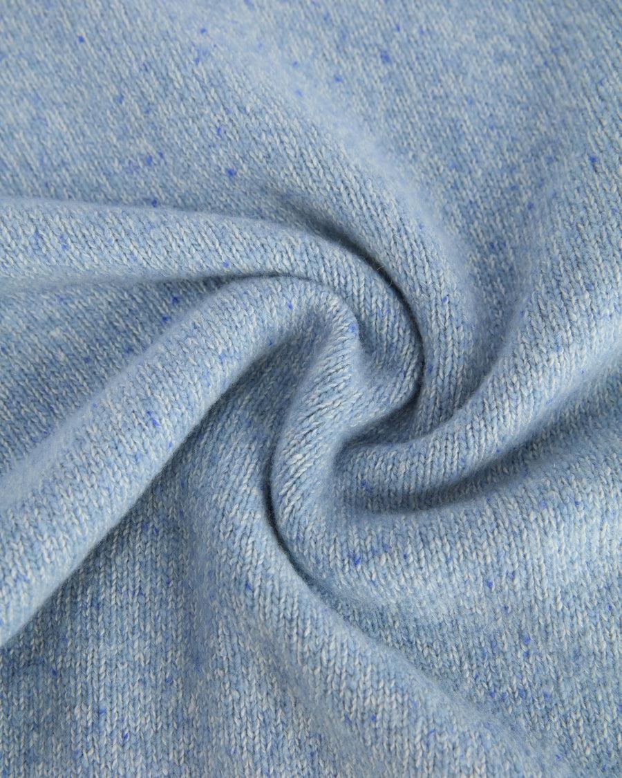 Scaglione ROUND NECK RAGLAN TWEEDMOULINE' CELESTE Vendita Economica