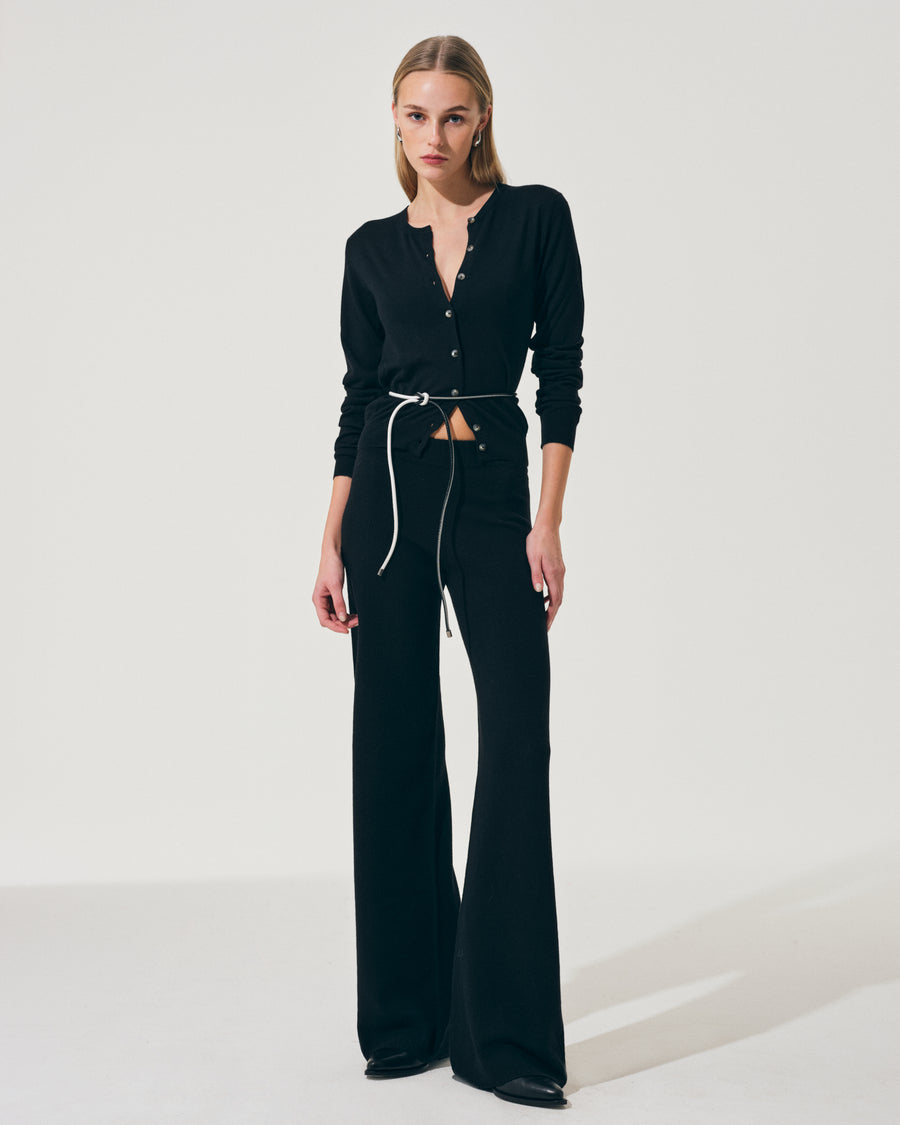 Scaglione REBECCA SLIM KASHSILK BLACK Convenienza