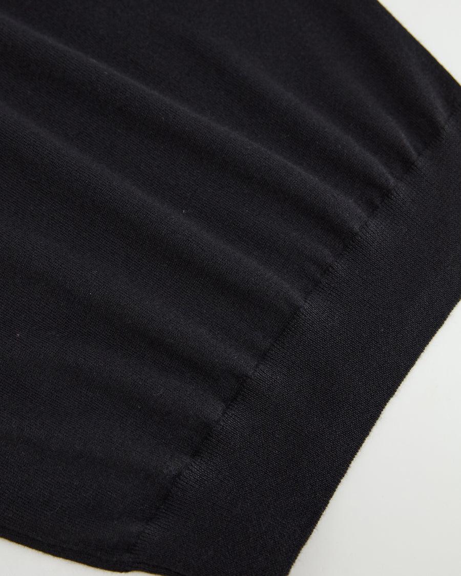 Scaglione TURTLE NECK SLIM KASHSILK BLACK Offerta