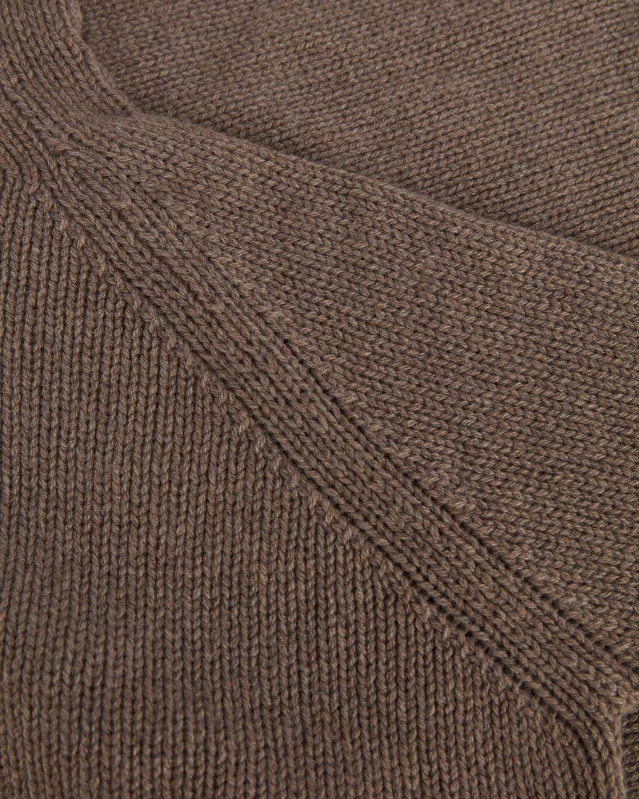 Scaglione MOCK NECK RAGLAN SUPERSOFT TAUPE Qualità