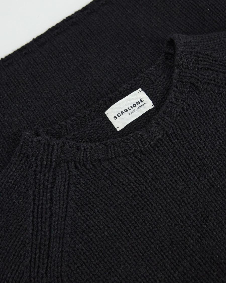 Scaglione BOAT NECK SUPER SOFT BLACK Promozione Limitata
