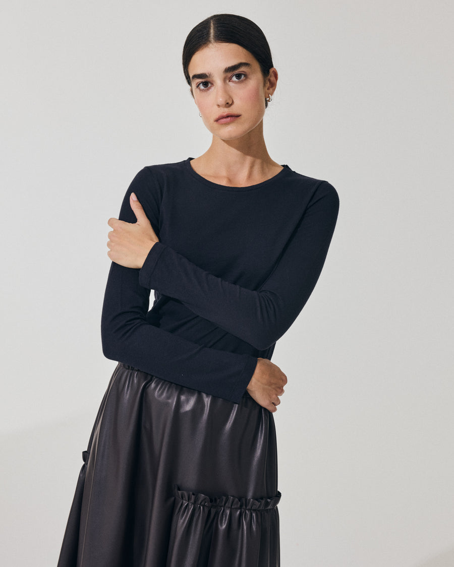 Scaglione ROUNDNECK BASIC CASH/COT MARINE I Più Venduti