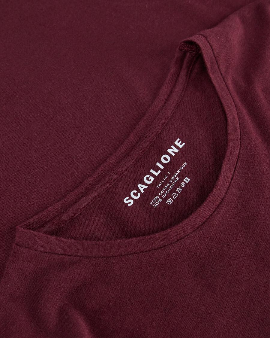 Scaglione ROUNDNECK BASIC CASH/COT PRUNE Vendite Flash
