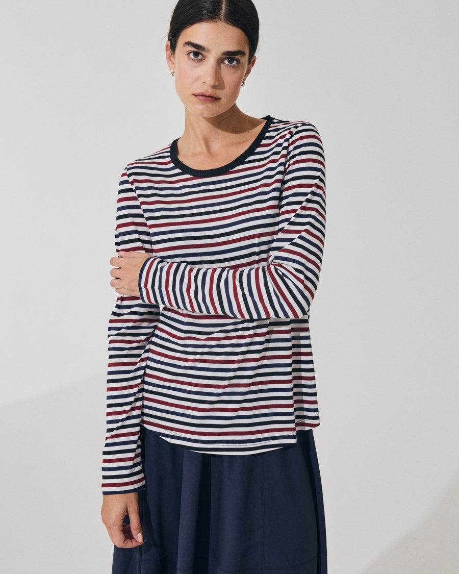 Scaglione ROUNDNECK RIGA MULTICOLOR BLU Nuova