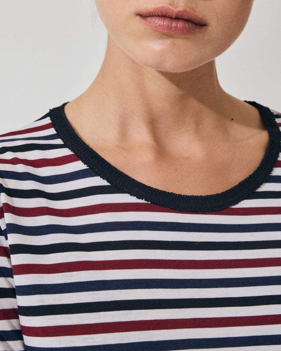 Scaglione ROUNDNECK RIGA MULTICOLOR BLU Nuova