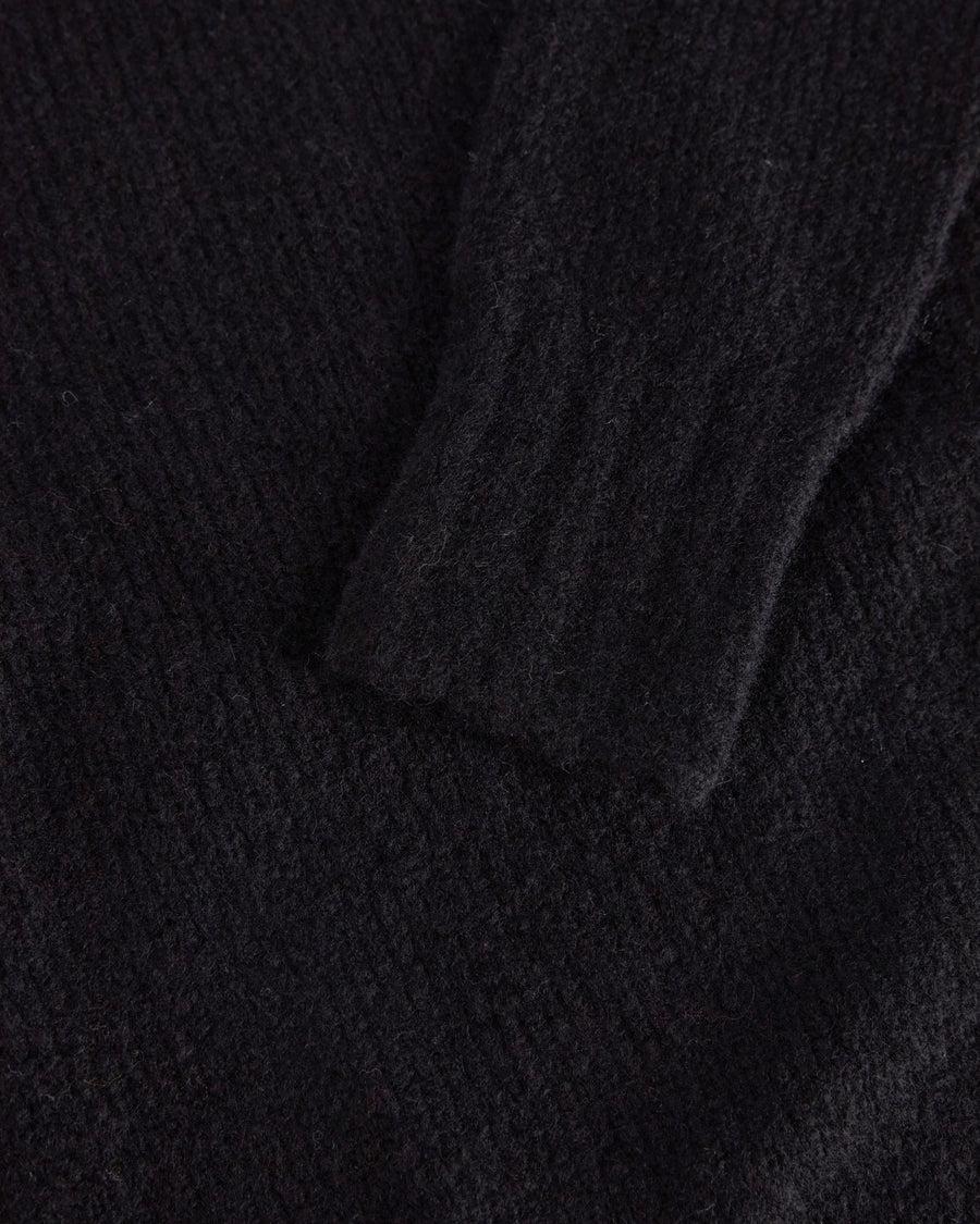 Scaglione ROUND NECK SLIM PUFFED CASHMERE SEAMLESS BLACK Acquista Ora