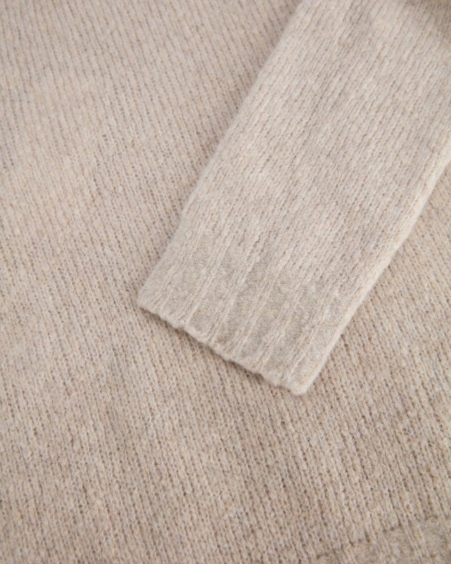 Scaglione TURTLE NECK SEAMLESS PUFFED BEIGE Economico