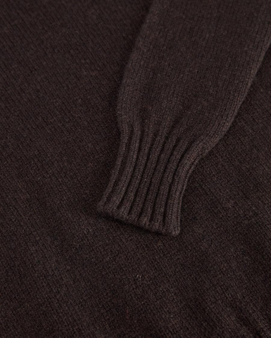 Scaglione ROUND NECK SOFT HYBRID CASHMERE EBANO Online