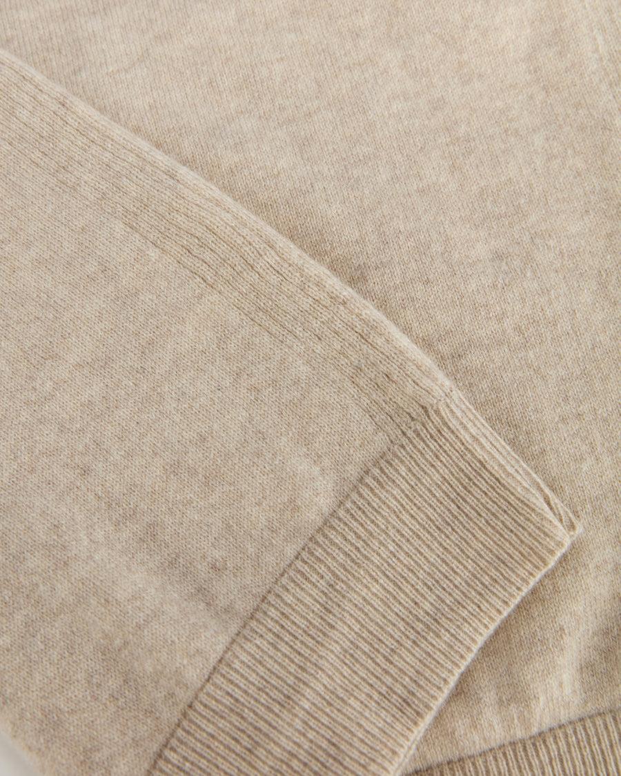 Scaglione T-SHIRT RIBBED SIDES BEIGE Vendita Calda
