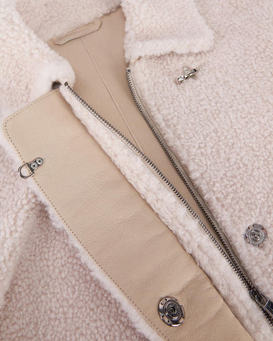 Scaglione GIACCA MONTONE REVERSIBILE CIPRIA Moda