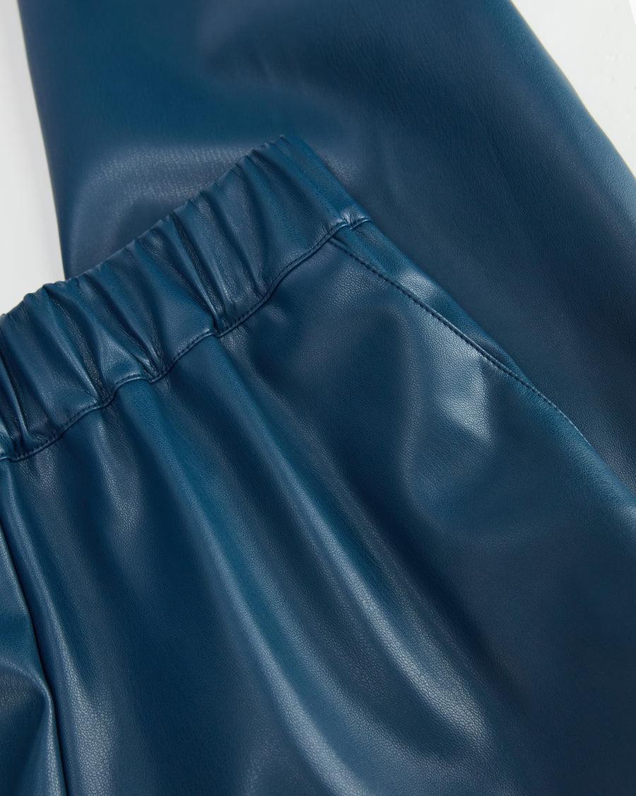 Scaglione PANT DRITTO ECOPELLE BLUETTE Italia