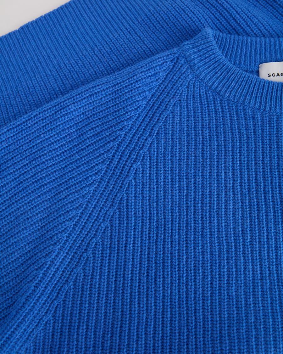 Scaglione ROUND NECK FISHERMAN MIX CASH CERULEO Affare Del Giorno
