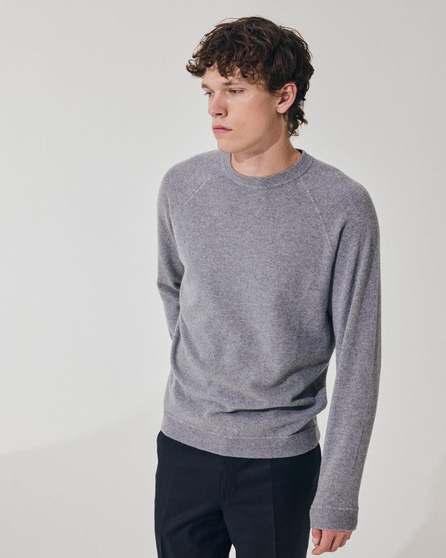 Scaglione ROUND NECK RAGLAN MIX CASH GREY Offerta