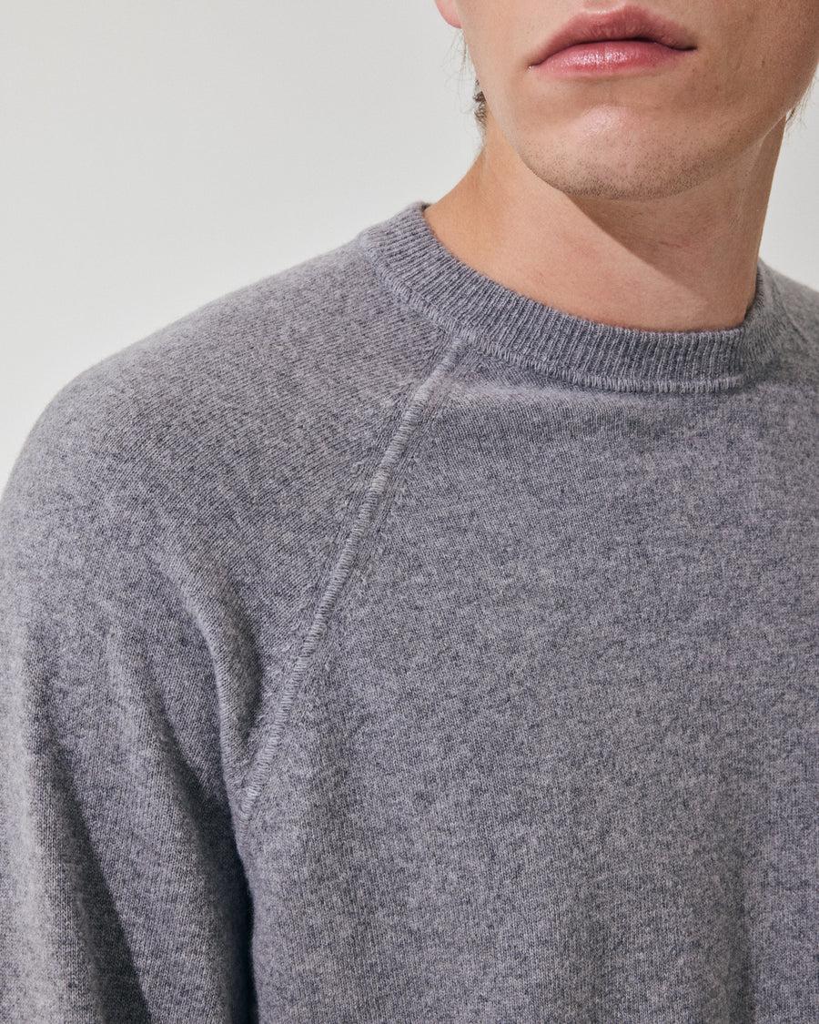 Scaglione ROUND NECK RAGLAN MIX CASH GREY Offerta