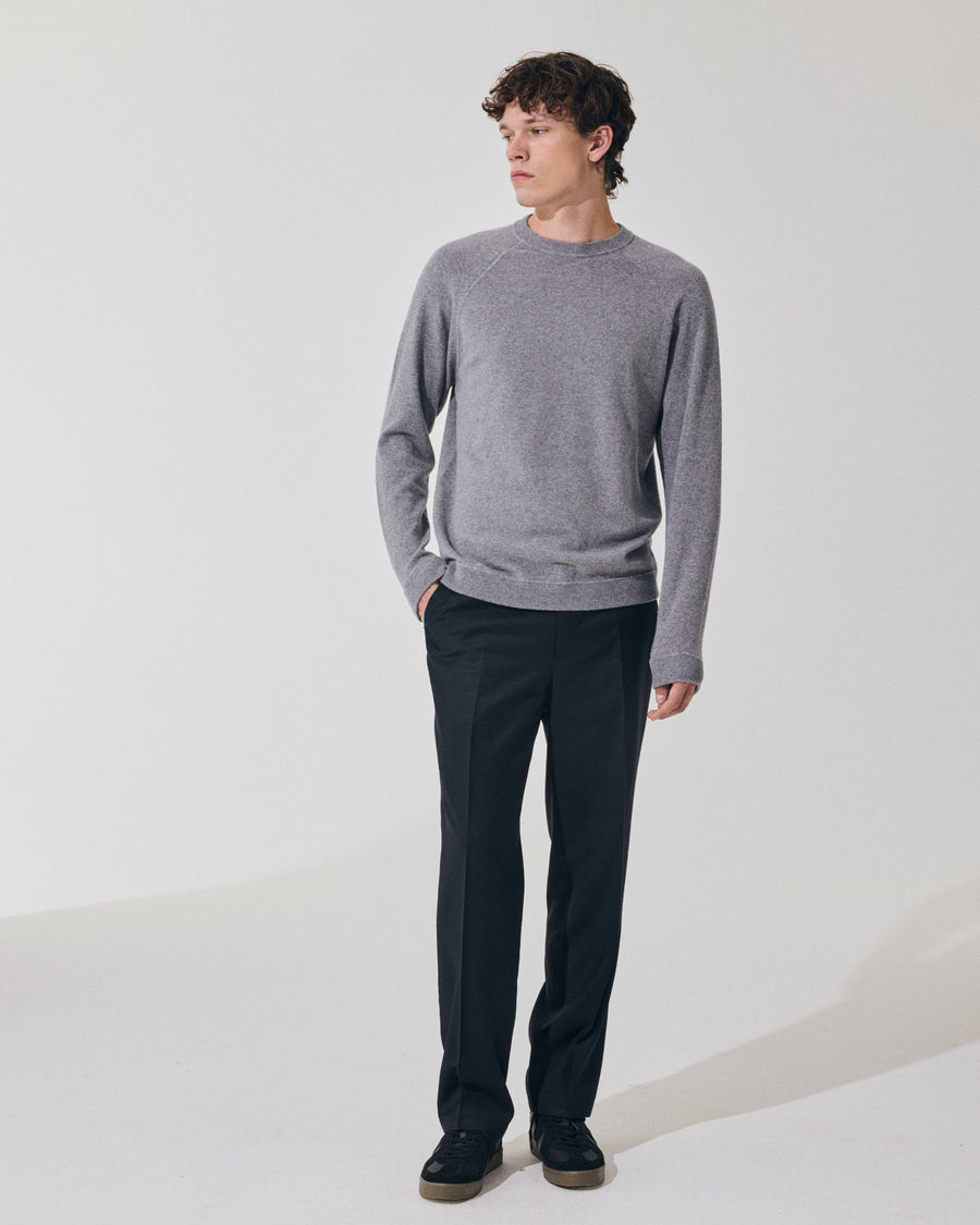 Scaglione ROUND NECK RAGLAN MIX CASH GREY Offerta