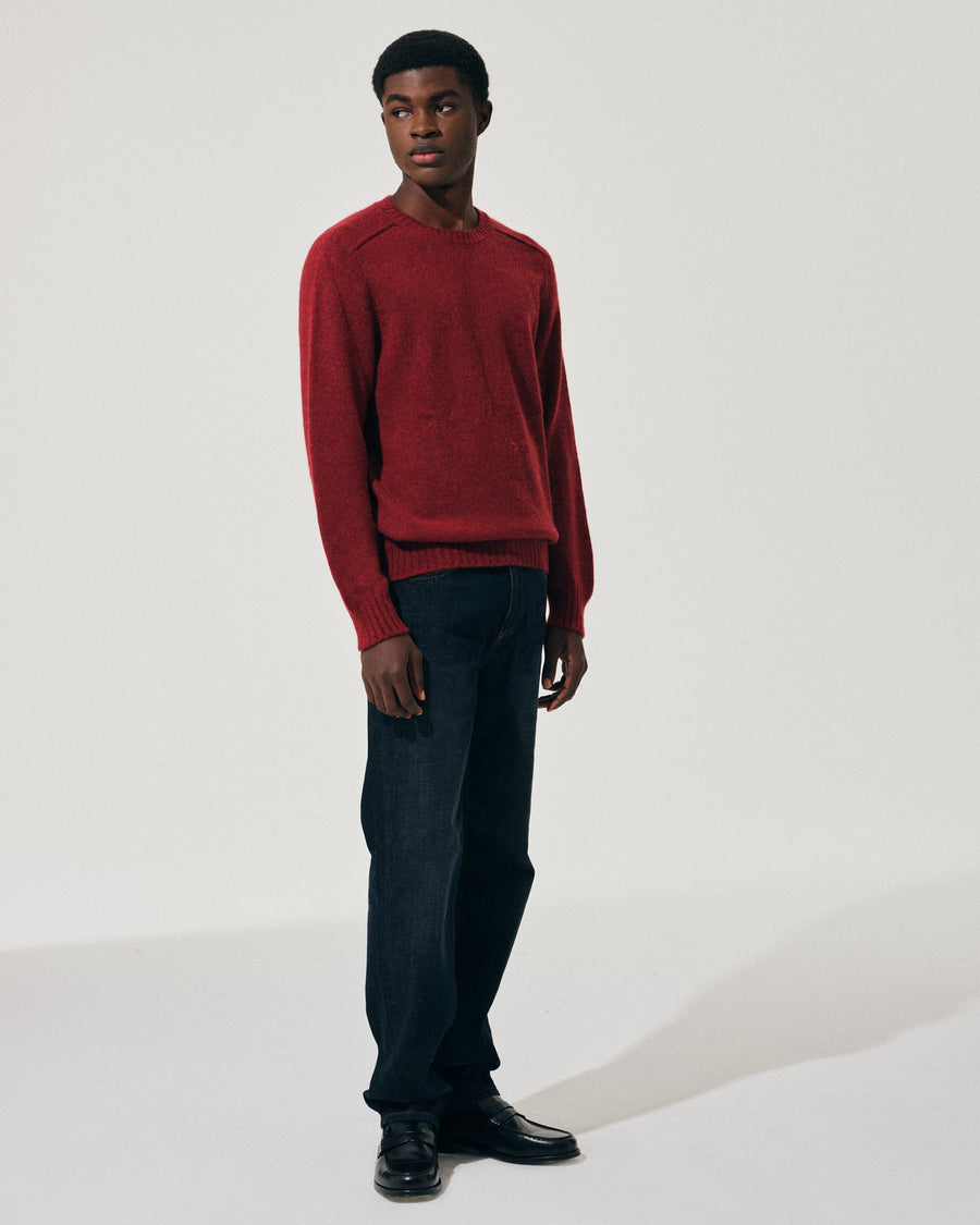 Scaglione ROUND NECK SEAMLESS MARTELLO MERLOT In Vendita